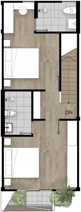 SECOND FLOOR PLAN<
